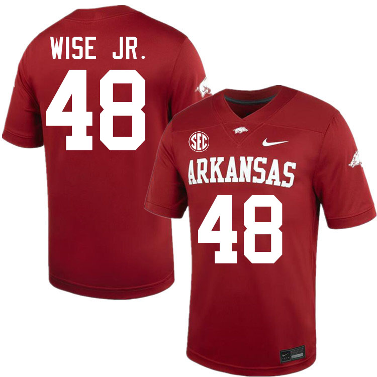 Deatrich Wise Jr. Arkansas Jersey,Arkansas Razorbacks #48 Deatrich Wise Jr. Jersey Youth-Cardinal